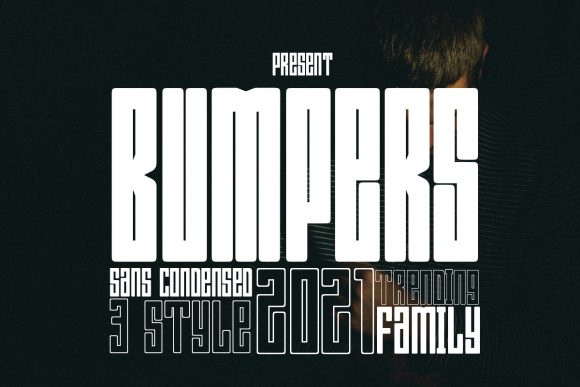 Bumpers: A Futuristic Display Font for Bold Branding