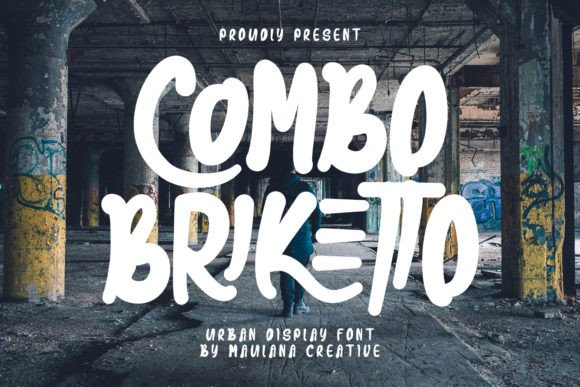Combo Briketto: The Bold Display Font for Urban Design