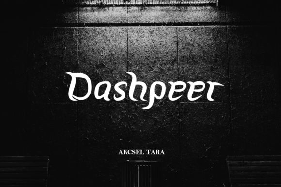 Dashpeer: A Cool & Unique Display Font for Bold Projects