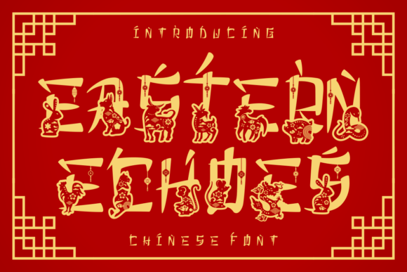 Eastern Echoes: A Display Font Blending Culture and Charm
