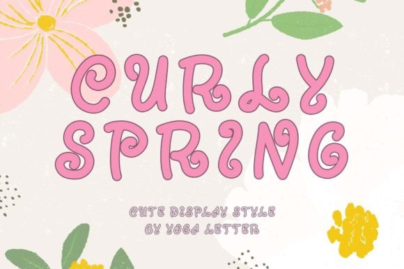 Embrace the Whimsy: Designing with the Curly Spring Typeface
