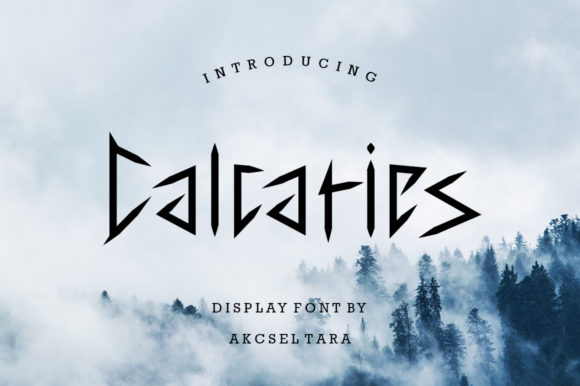 Exploring Calcaries: A Display Font with Modern Edge