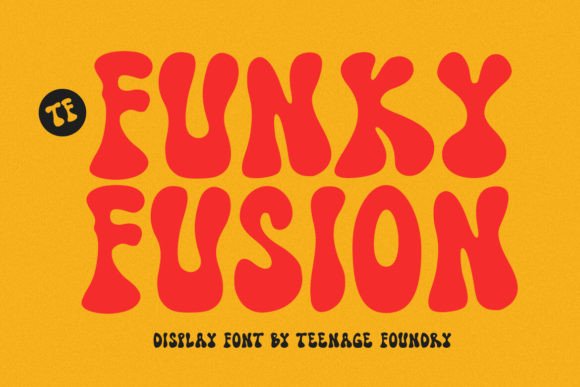 Funky Fusion: A Groovy Typeface for Modern Projects