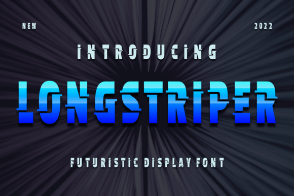 Longstriper: A Display Font for Bold, Modern Brands