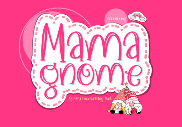 Mama Gnome: A Playful Font for Whimsical Designs