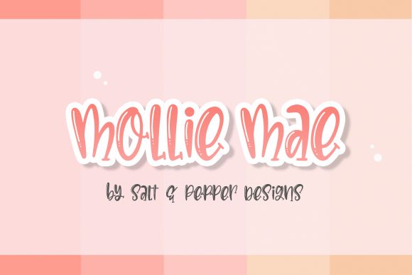 Mollie Mae: The Bouncy Display Font for Fresh Branding