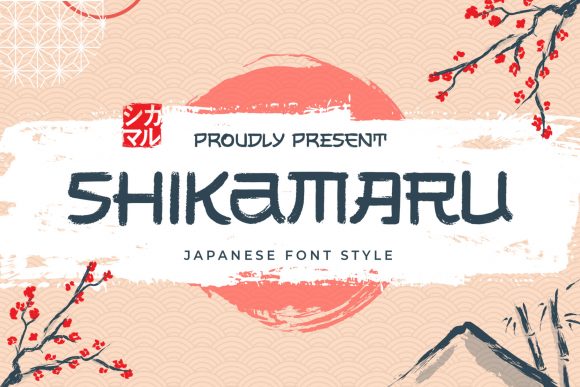 Shikamaru: The Brushed Display Font with Soul