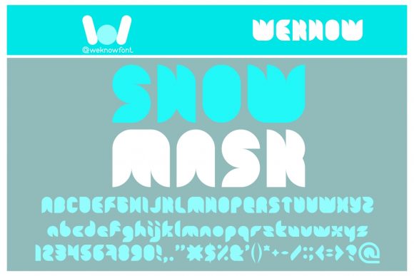 Snow Mask: A Display Font for a Digital-First World
