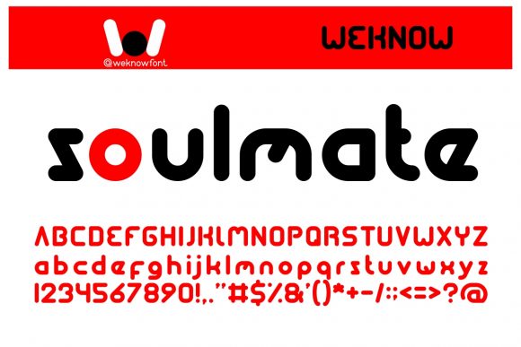 Soulmate: A Techno Display Font for Modern Design