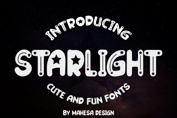 Starlight: The Display Font That Captures Pure Fun