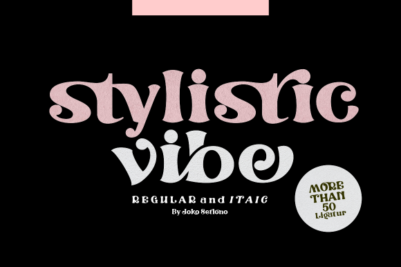 Stylistic Vibe: A Modern Display Font for Bold Projects
