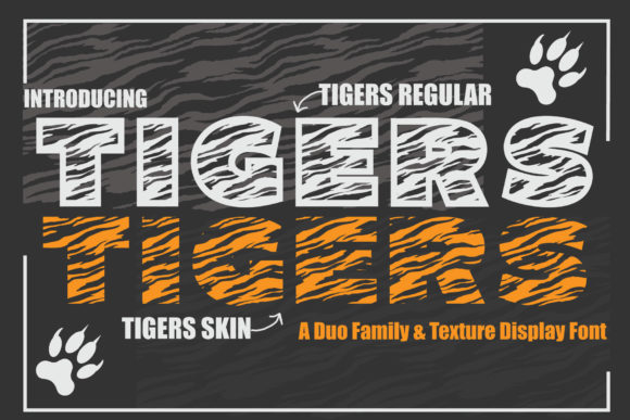Tigers: A Bold Display Font for Modern Brands