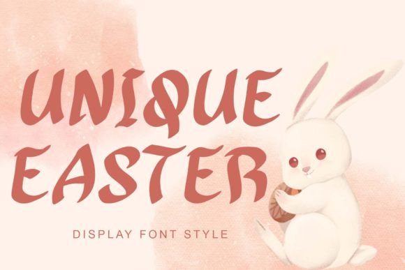 Unique Easter: A Font That Brings Elegant Charm to Your Designs