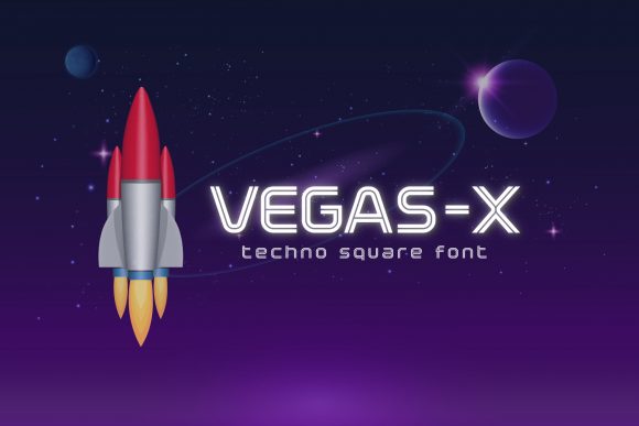 Vegas-X: The Futuristic Display Font for Bold Statements